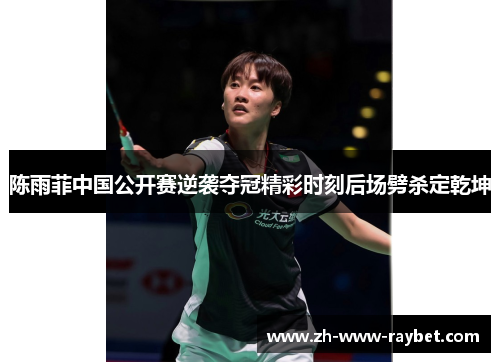 陈雨菲中国公开赛逆袭夺冠精彩时刻后场劈杀定乾坤 陈雨菲中国公开赛逆袭夺冠精彩时刻后场劈杀定乾坤